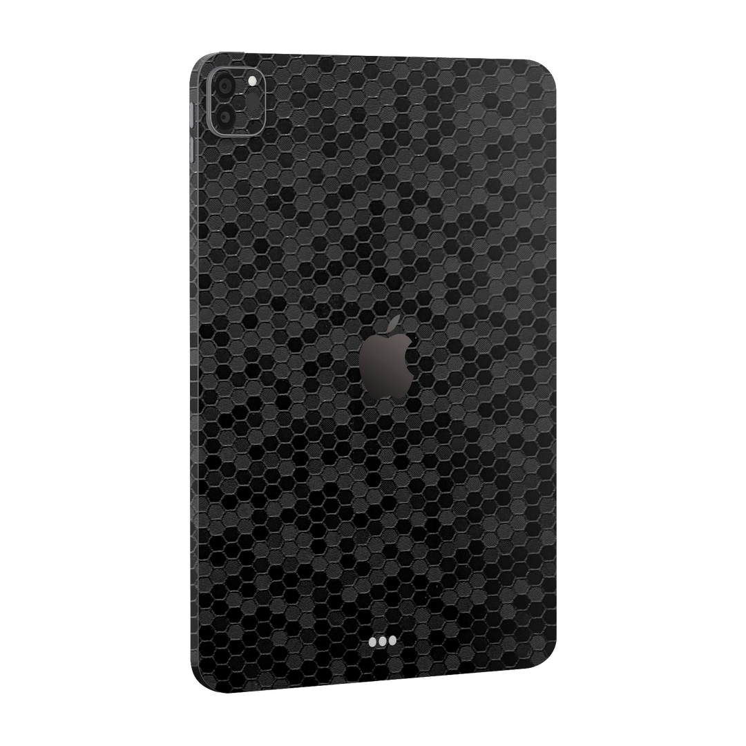 iPad PRO 12.9" (2020) Luxuria Black Honeycomb 3D Textured Skin Wrap Sticker Decal Cover Protector by EasySkinz | EasySkinz.com