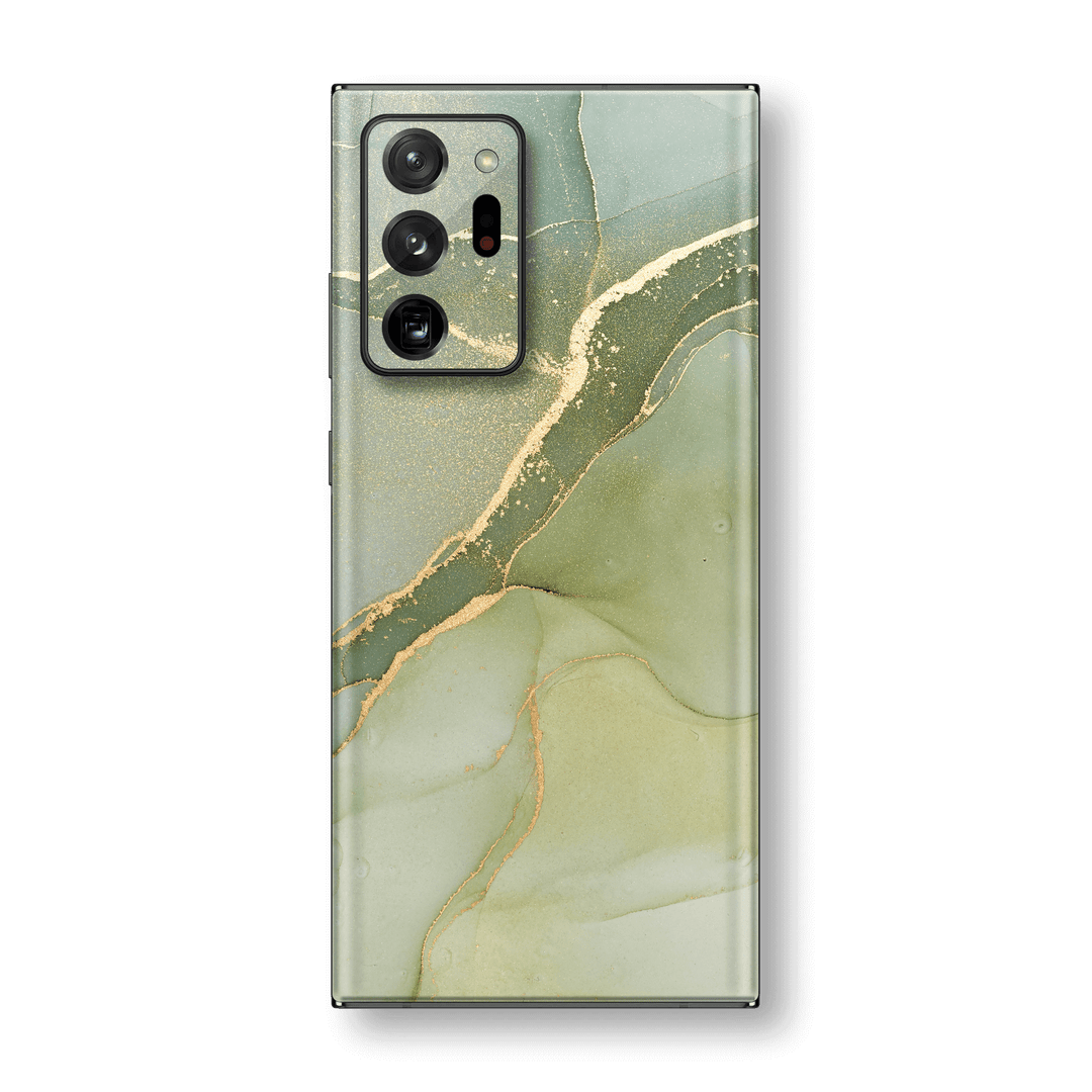 Samsung Galaxy NOTE 20 ULTRA SIGNATURE Collection SIGNATURE AGATE GEODE Green-Gold Skin, Wrap, Decal, Protector, Cover by EasySkinz | EasySkinz.com