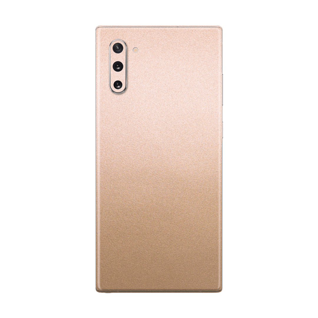 Samsung Galaxy NOTE 10 Luxuria Rose Gold Metallic Skin Wrap Decal Protector | EasySkinz