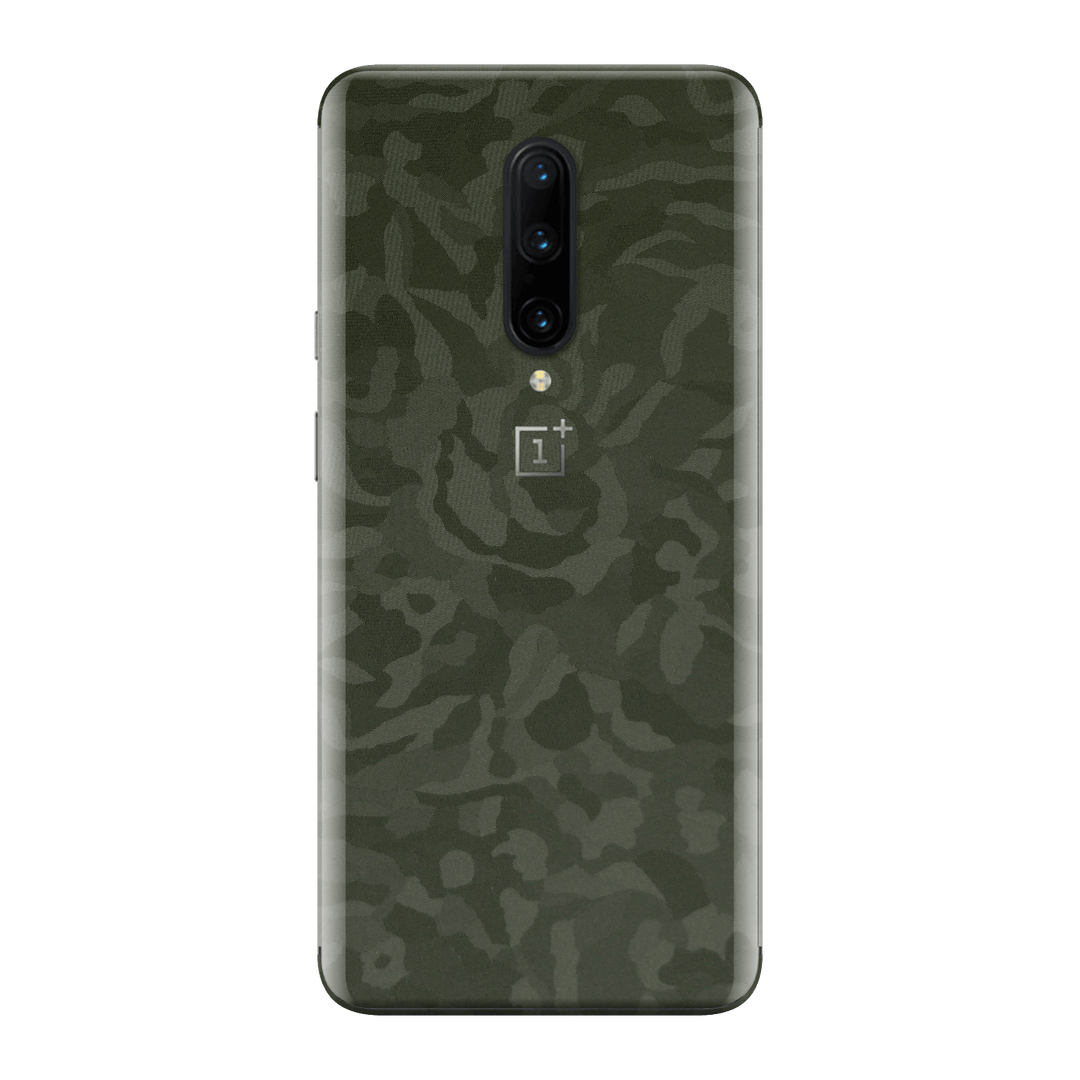OnePlus 7 PRO Green Camo Camouflage 3D Textured Skin Wrap Decal Protector | EasySkinz