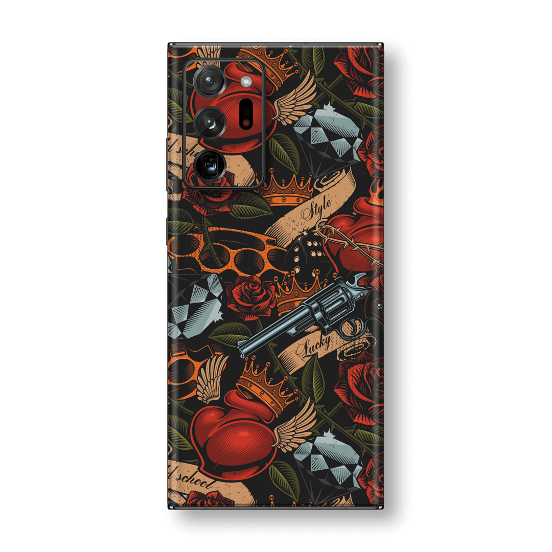 Samsung Galaxy NOTE 20 ULTRA Print Printed Custom SIGNATURE Old School Tattoo Skin Wrap Sticker Decal Cover Protector by EasySkinz