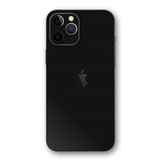 iPhone 12 Pro MAX Raven Black 3D Textured Skin Wrap Sticker Decal Cover Protector by EasySkinz