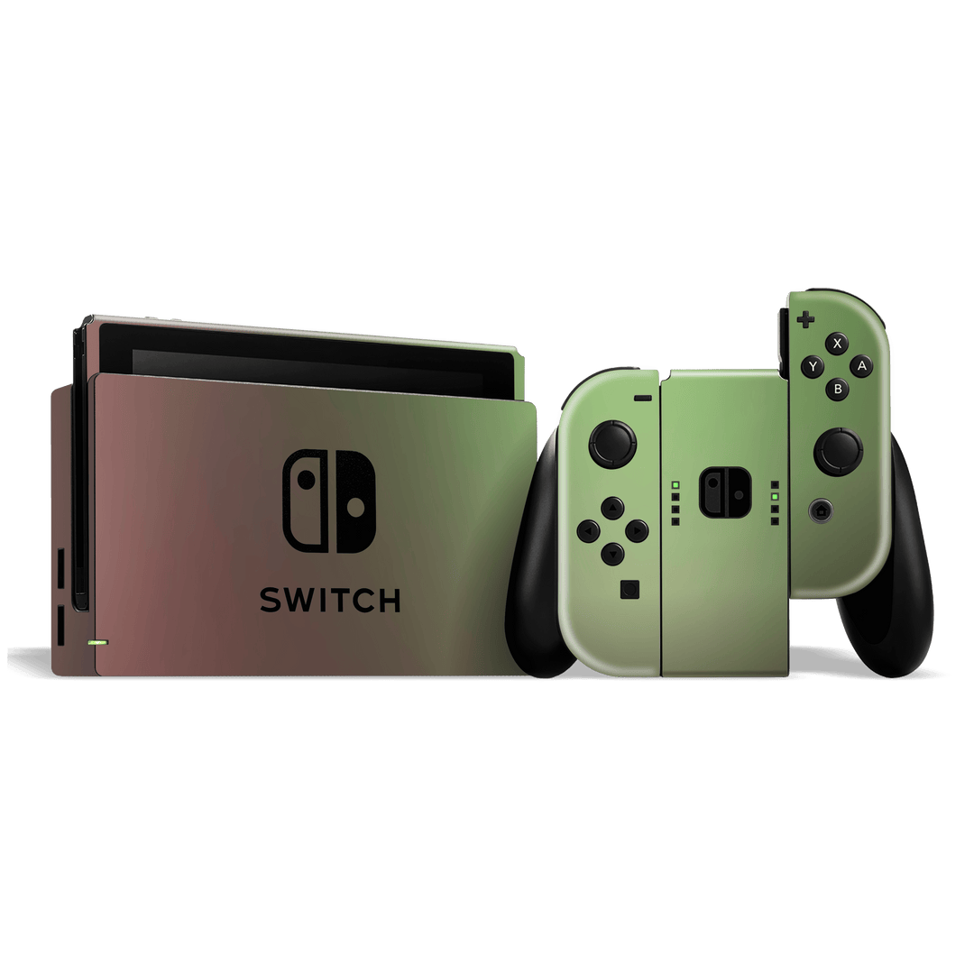 Nintendo SWITCH Chameleon Avocado Colour-Changing Skin Wrap Sticker Decal Cover Protector by EasySkinz