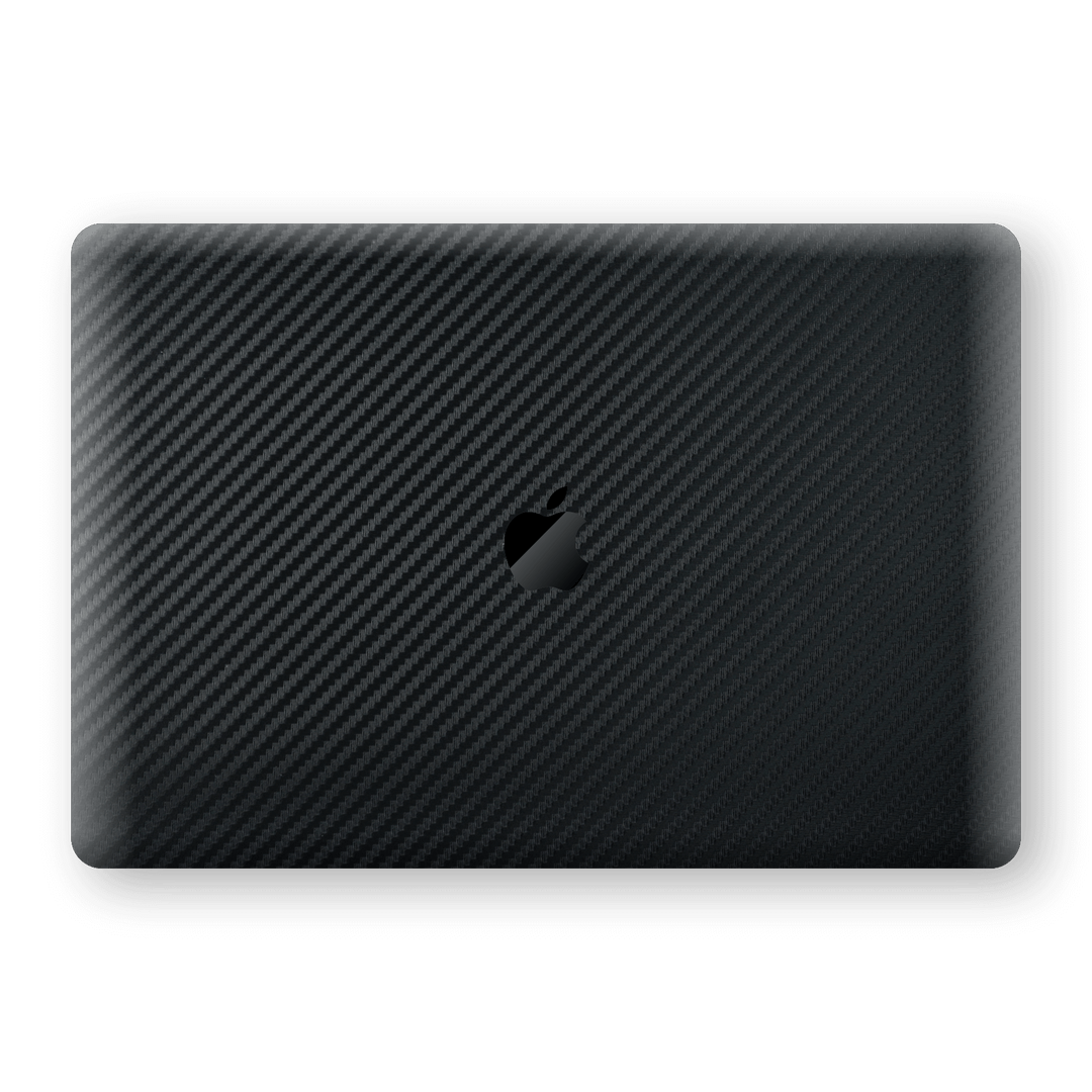 MacBook Pro 13" (2019) Black 3D Textured CARBON Fibre Fiber Skin, Wrap, Decal, Protector, Cover by EasySkinz | EasySkinz.com