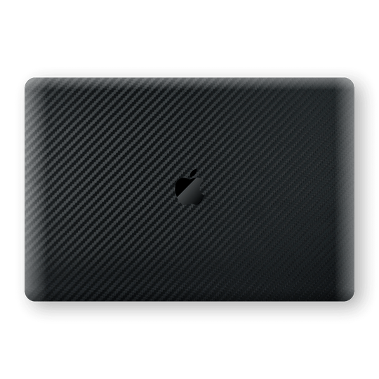 MacBook Pro 13" (2019) Black 3D Textured CARBON Fibre Fiber Skin, Wrap, Decal, Protector, Cover by EasySkinz | EasySkinz.com