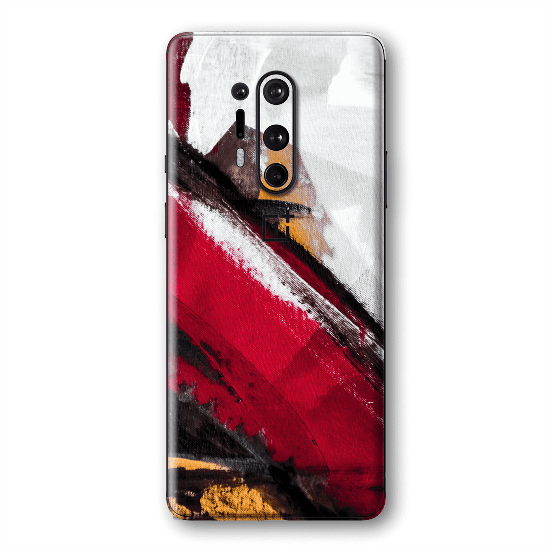 OnePlus 8 PRO Print Printed Custom SIGNATURE BORDO Canvas Painting Skin Wrap Sticker Decal Cover Protector by EasySkinz