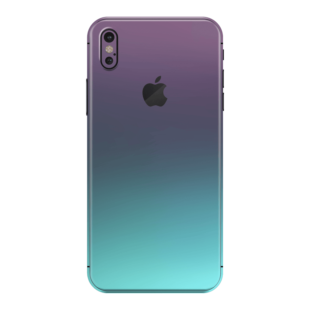iPhone X Chameleon Turquoise Lavender Colour-changing Skin, Wrap, Decal, Protector, Cover by EasySkinz | EasySkinz.com